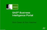 SAS Business Intelligence Portal · Intelligence Collaborative Synergies. Copyright © 2000 SAS EMEA Portal Approach: Aggregate Information Resources! Corporate announcements! ...