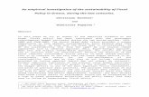 Abstract - Conferences | EcoMod Network empirical invest…  · Web viewTest results usually vary depending on ... Journal of Macroeconomics, vol. 29, pp ... Historical Archive of