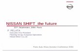 NISSAN SHIFT the future · NISSAN SHIFT_the future 23rd. September, ... NISSAN 180 Commitment 2,7712,771 ... Frontier K/CFrontier K/C XterraXterra