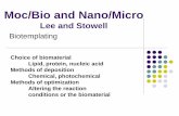 Moc/Bio and Nano/Micro - University of Colorado Boulderdosequis.colorado.edu/Courses/MicroNano/Lecture/Feb2… ·  · 2014-02-26Moc/Bio and Nano/Micro Lee and Stowell Biotemplating