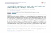 Utilization of Coal Ash as a Barrier Material for ...file.scirp.org/pdf/GEP_2015062611301660.pdf · such as parts from inside the reactor vessel in a nuclear power ... combustion
