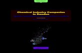 Chemical Industry Companies in Sweden - Vinnova€¦ · Chemical Industry Companies in Sweden ... 2.8 Data for analysis of industrial dynamics ... Chemical Industries in Sweden, ...
