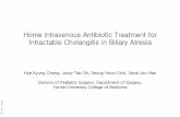Home Intravenous Antibiotic Treatment for Intractable ... · Home Intravenous Antibiotic Treatment for Intractable ... -most important and difficult complication in management after