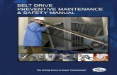 BELT DRIVE PREVENTIVE MAINTENANCE & SAFETY MANUALfiles.catalogds.com/domains/gates.pt/pdf/pm_largemanual.pdf · T DRIVE PREVENTIVE MAINTENANCE & SAFETY MANUAL. TABLE OF CONTENTS.