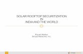 SOLAR ROOFTOP SECURITIZATION IN INDIA AND THE …vinodkothari.com/wp-content/uploads/Solar_securitisation.pdf · SOLAR ROOFTOP SECURITIZATION IN INDIA AND THE WORLD Piyush Mathur