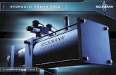 HYDRAULIC POWER PACK - Reckmann Reefing … particularly powerful Power Pack Size 3 offers a twin pump system which can supply twice the volume fl ow within the 100 bar pressure range.