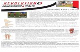 Preventing Knee Collapse - Revolution Conditioning & Health 2014 Newsletter.pdf · Engage the glutes and get depth. 3: ... Working with a coach to correct this is your best ... pointed