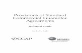 Provisions of Standard Commercial Guarantee Agreements · Provisions of Standard Commercial Guarantee ... contributions in developing and writing this technical ... 4 Provisions of