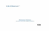 CA Chorus™ Chorus 03 0 00-ENU... · CA Technologies Product References This document references the following CA Technologies products: CA ACF2 A horus™ A horus™ for D2 Database