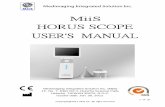 Medimaging Integrated Solution Inc. - Zone Medicalzonemedical.com.au/c.728341/site/PDF/MiiS-Horus... · MiiS Horus scope DOC-100 is a digital hand-held otoscope used to record digital