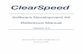 Software Development Kit Reference Manualjbaker/ResearchGroup/slides/ClearSpeed Manuals/… · Software Development Kit Reference Manual ... A tool for examining the contents of object
