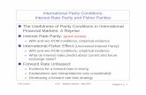 International Parity Conditions: Interest Rate Parity and ...my.liuc.it/MatSup/2006/F86032/LIUC_Levich_Wednesday-2_2007.pdf · International Parity Conditions: Interest Rate Parity