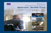 Balancing C O R P O R AT I O N Demand and Supply for .... Demand and Supply for. Veterans’ Health Care. A Summary of Three RAND Assessments Conducted . Under the . Veterans Choice