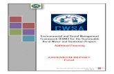 Environmental and Social Management Framework … for CWSA SRWSP III_Final Report… · Sustainable Rural Water and Sanitation Project_ Additional Financing. June 2017. Page i ...