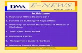 Copy of March 2014 - DMA - Delhidmadelhi.org/pdf/DMA-E-News-March'14.pdf · Summit on Building HR Capabilities 2. ... Tata Teleservices/ Tata DoComo Ltd. ... and take steps to discard
