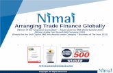 Arranging Trade Finance Globally - Nimai ZIMBABWE REPUBLIC OF SOUTH AFRICA ... MBA - Marketing CA Dilip Jain, CWA,,MDP-IIMA(A) CA Rahul Sharma IB, ... Nimai presents to us an unique