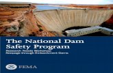 The National Dam Safety Program - FEMA.gov · • Impacts of Plants and Animals on Earthen Dams ... The National Dam Safety Program research needs workshop on Seepage through