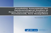 Feasibility Assessment for Epidemiological … Assessment for Epidemiological Studies at Pease International Tradeport, Portsmouth, New Hampshire . ... established a PFAS blood testing