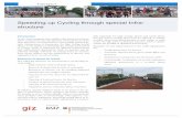 Speeding up Cycling through special Infra- structure Speeding up Cycling through special Infra-structure Introduction ... ways”– BCS), will be integrated in the tight public space.