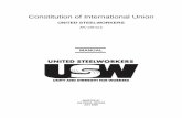 Constitution of International Union - usw12-591.org · Constitution of International Union UNITED STEELWORKERS AFL-CIO-CLC MANUAL ADOPTED AT LAS VEGAS, NEVADA JULY 2008