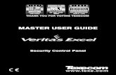 MASTER USER GUIDEMASTER USER GUIDE - Securifixsecurifix.com/downloads/Texecom Veritas Excel User Manual.pdf · Veritas Excel Master User Guide Operating the ... (in this case Zones