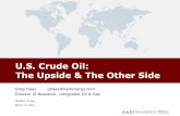 U.S. Crude Oil: The Upside & The Other Side · U.S. Crude Oil: The Upside & The Other Side ... GIS and valuation maps ... North American Unconventional Oil (NAUO 2014) 0 500 1,000