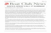 Perrysburg Boat Club May, 2017 Boat Club News to our youth and adult members who participated in the Walleye Weekend parade ... A big thanks to John Elden, ... 3 Kimberly Swirbul 11