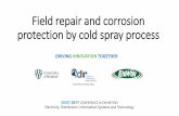 Field repair and corrosion protection by cold spray process · Field repair and corrosion protection by cold spray ... AMPACT aluminum wedge pressure connectors ... Field repair and