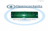Manual PCB Pedestal B737. - Opencockpits PCB Pedestal 201… · Manual PCB Pedestal B737 4 To not get confused with too many wires we will work only with one side of the pedestal,