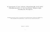 Common Core State Standards (CCSS) Mathematics Curriculum Materials Analysis Projectmilner/PDF/CCSSOMathematic… ·  · 2014-03-061" " " " " " " Common Core State Standards (CCSS)