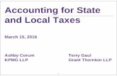 Accounting for State and Local Taxes - TEI 2016 Mid Year ...my16.teionline.org/.../12/...State-Taxes-Under-ASC-740-Corum-Gaul.pdf · • Alternative tax systems ... • Net Operating