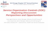 @IIAChicago #IIACHI Service Organization Controls … Seminar Presentations/B6...Service Organization Controls (SOC) ... By the service organization: System reporting ... 2013 IIA