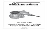 310-2200 EZT Integrated Zero-Turn Transaxle Service … · 310-2200 EZT ® Integrated Zero-Turn Transaxle Service and Repair Manual ... Hydraulic Schematic ... negative pressure created
