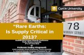 “Rare Earths: Is Supply Critical in 2013? - InvestorIntelinvestorintel.com/wp-content/uploads/2013/08/AusIMM-CMC-2013-DJK... · “Rare Earths: Is Supply Critical in 2013? ... materially