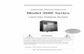 OPERATING INSTRUCTIONS FOR Model 3500 Series - … 3500 Manual Rev… ·  · 2007-06-05Model 3500 Teledyne Analytical Instruments ii ... except for transportation), or at customer