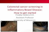 Colorectal cancer screening in Inflammatory Bowel Disease… · Colorectal cancer screening in Inflammatory Bowel Disease: How to get started Freddy Caldera D.O. Assistant Professor