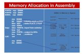 Memory Allocation in Assembly - Mechatronics …mct.asu.edu.eg/uploads/1/4/0/8/14081679/lec_1_hcs12_mcu.pdfMemory Allocation in Assembly PORTA: equ $0000 PORTB: equ $0001 DDRA: equ
