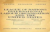 LEAGUE OF NATIONS . INTERNATIONAL LABOUR …4465/datastream...LEAGUE OF NATIONS. INTERNATIONAL LABOUR ORGANISATION AND THE ... prominence at the War'send have disappeared into oblivion;