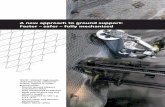 A new approach to ground support: Faster – safer – fully …€¦ ·  · 2013-05-15TECCO® / DELTAX ® high-tensile chain ... - Safer handling of the rolls. E.g. 2.3 x 10 m TECCO®
