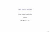 The Solow Model - lhendricks.orglhendricks.org/econ520/growth/Solow_SL.pdfThe Solow Model Prof. LutzHendricks Econ520 January26,2017 ... Per capita growth ... What modern macro would