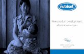 New product development: alternative recipes - UNICEF1)_Alternative_recipes... · UNICEF Supplier meeting 2017 June 14th New product development: alternative recipes