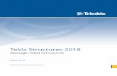 Manage Tekla Structures · Create user-defined material definitions ... Update definitions of user-defined attributes (UDAs) in a model.....260 Environment database file ...