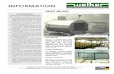 INFORMATION - INFO 47 E - ABOUT... · INFORMATION ABOUT WELKER ... blowroom. Very popular in countries with ... increasing concerns of customers, the engineering" avoiding the waste