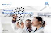 Tata Steel Research and Development - University of … · Tata Steel Research and Development ... Tata Steel Slide Tata Steel: Europe’s second largest steel producer ... 12.9mtpa