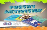 BLOOMSBURY CHILDREN’S BOOKS PRESENTS are excellent words to use in poetry because they are very descriptive and sound good when they are read aloud. Here are a dozen more onomatopoeic