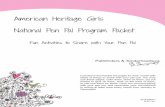 American Heritage Girls National Pen Pal Program Packet · American Heritage Girls National Pen Pal Program Packet Fun Activities to Share with Your Pen Pal 2015 Edition AHG, Inc.