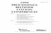 'Beltwide Cotton Conferences ; 1999 (Orlando, Fla.) : 1999 ... · BELTWIDE COTTON CONFERENCES ... TheEffects ofWinterCoverCropsonCotton YieldandSoil Fertility After40Years, E. P ...