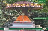 THE LION OF VEDANTA - Amazon Web Servicesmagazines.chennaimath.org.s3.amazonaws.com/2015/...The Vedanta Kesari THE LION OF VEDANTA A Cultural and Spiritual Monthly of the Ramakrishna