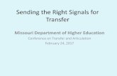 Sending the Right Signals for Transfer€¦ · Sending the Right Signals for Transfer ... Title: MACHINERY REPAIRMAN, CLASS A Course Number: A-702-0019. Location: Service School Command,