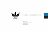 Brand Communication Exploration - Universiti Putra … · Brand Communication Exploration. ... formed rival shoe company PUMA AG. It ... people’s perception for Adidas is more